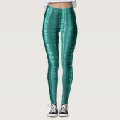 Tigeraan gestreept chic leggings (Voorkant)