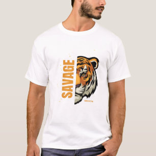 Tigere ogen vol vuur t-shirt