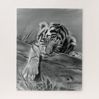 Tigereendje legpuzzel