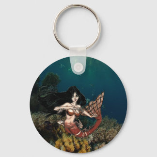 Tigerfish Mermaid door RyuNelo-artz Sleutelhanger