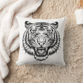 tigerkop kussen (Deken)