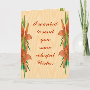 Tigerlily Bday-pas elke keer aan Kaart