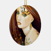 Tigerlily Keramisch Ornament (Rechts)