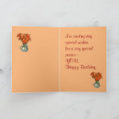 TigerLilyBday-customize Kaart (Binnen)