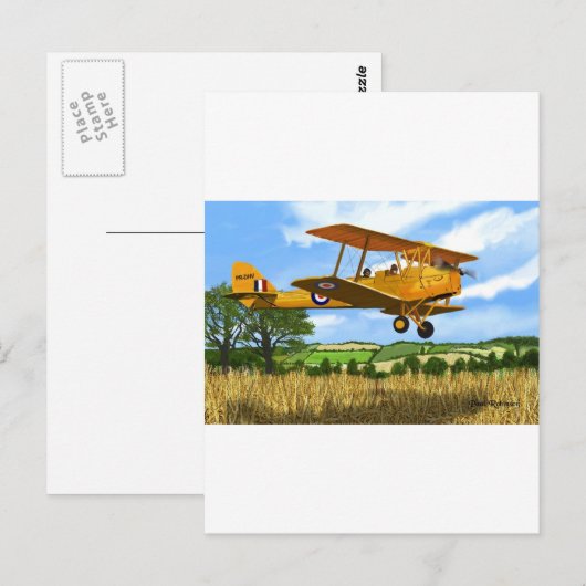 TIGERMOTH FIELDS BRIEFKAART (Voorkant / Achterkant)