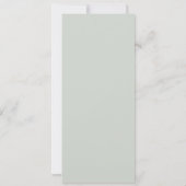 TigerNa Elegant Floral Wedding Invitation Kaart (Achterkant)