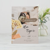 TigerNa Romantic Botanical Flat Card (Staand voorkant)