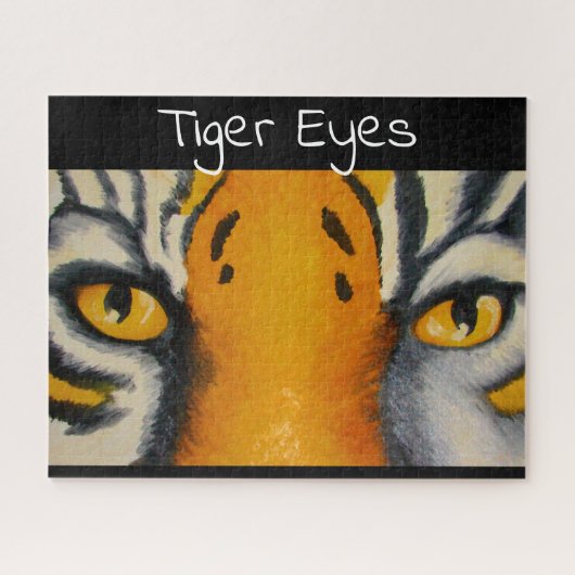 Tigeroog Legpuzzel (Horizontaal)
