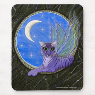 Tigerpixie Fairy Tiger Fantasy Cat Art Mousepad Muismat