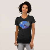 Tigerpixie Fairy Tiger Fantasy Cat Art T-Shirt (Voorkant volledig)