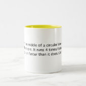 Tiger'Round A Lake Tweekleurige Koffiemok (Center)