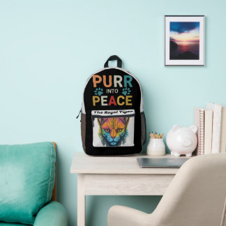 Tiger's Bagpack Bedrukte Rugzak