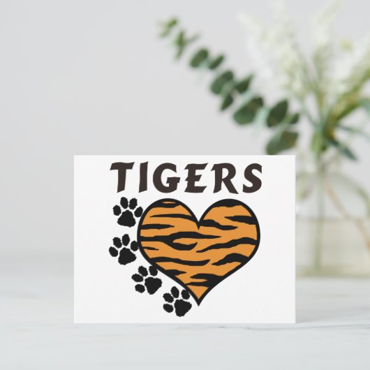 Tigers Briefkaart (Staand voorkant)