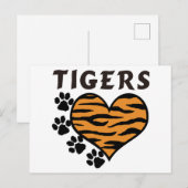 Tigers Briefkaart (Voorkant / Achterkant)