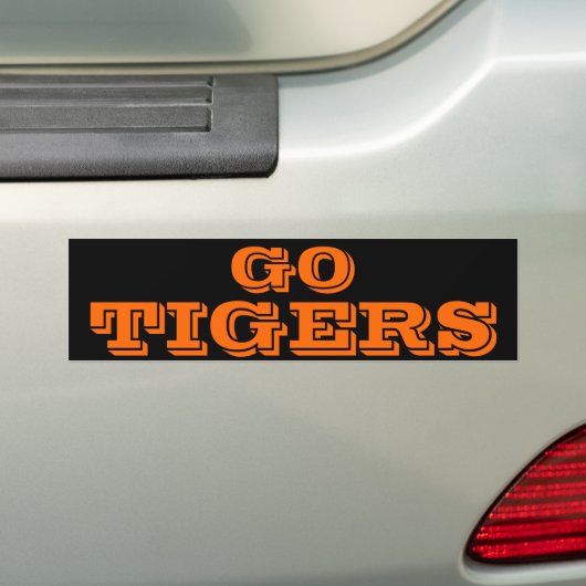 Tigers Bumpersticker (Op auto)