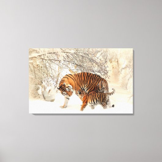 Tigers Canvas Afdruk (Voorkant)