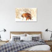 Tigers Canvas Afdruk (Insitu (Slaapkamer))