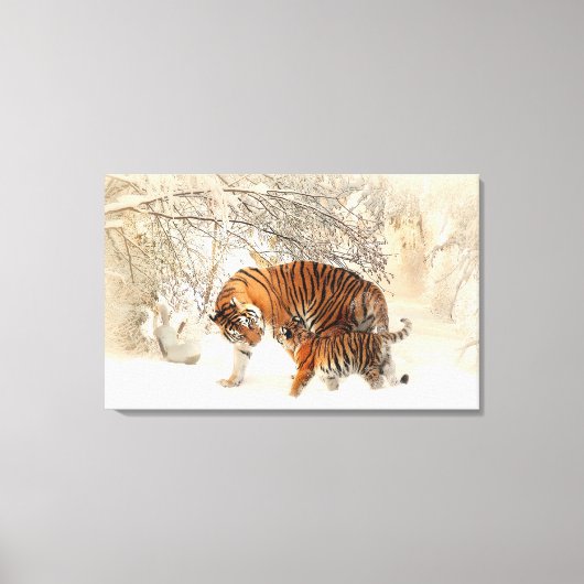 Tigers Canvas Afdruk (Voorkant)