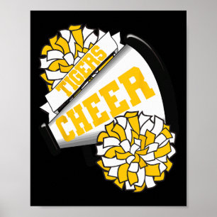 Tigers Cheer Ck Naar School Cheerleading Spirit Gy Poster
