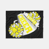 Tigers Cheerleading Ck naar school Cheer Team Spir Fleece Deken (Voorkant (Horizontaal))