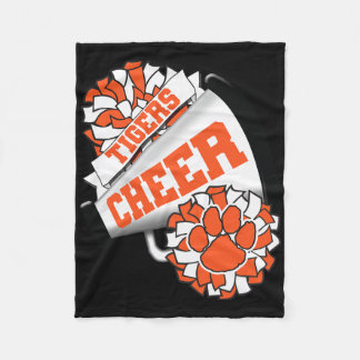 Tigers Cheerleading Ck naar school Cheer Team Spir Fleece Deken