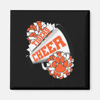 Tigers Cheerleading Ck naar school Cheer Team Spir Magneet