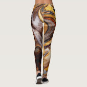 Tiger's eye gemstone leggings (Achterkant)