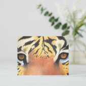 Tigers Eyes Briefkaart (Staand voorkant)