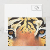Tigers Eyes Briefkaart (Voorkant / Achterkant)
