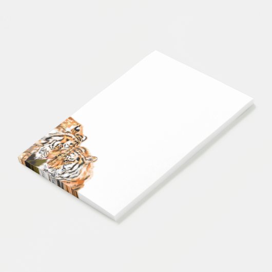 Tigers Family Love Post-it® Notes (Schuin)