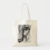 Tiger's Gaze Canvas tas (Voorkant)