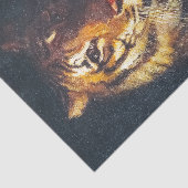 Tiger's Head-schilderij van Abbott Handerson Thaye Tissuepapier (Detail)