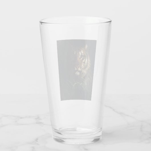 Tiger's Head (van Abott Handerson Thayer) Glas (Achterkant)