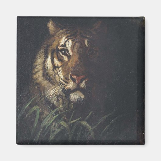 Tiger's Head (van Abott Handerson Thayer) Magneet (Voorkant)