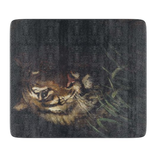 Tiger's Head (van Abott Handerson Thayer) Snijplank (Voorkant)