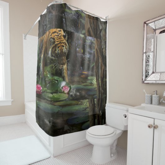 TIGERS HEBBEN WILDE VREDE NODIG DOUCHEGORDIJN (In situ)