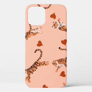 Tigers herfstbladeren: springspatroon Case-Mate iPhone case