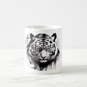 Tigers Hoofd op een koffie mok collectors set (Center)
