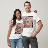 Tiger's hoofd, Romeinse mozaïek, begin 4e eeuw T-shirt (Unisex)