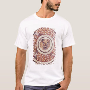 Tiger's hoofd, Romeinse mozaïek, begin 4e eeuw T-shirt