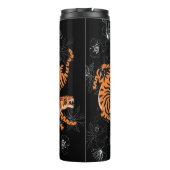 Tigers Japanse kunststijl Thermal Tumbler Thermosbeker (Achterkant)