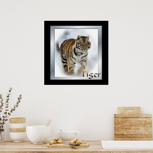Tigers Lovers Art Poster (Keuken)