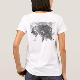 Tigers Modern Elegant Trendy  Sjabloon T-shirt