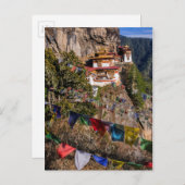 Tiger's Nest-klooster, Bhutan Briefkaart (Voorkant / Achterkant)