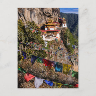 Tiger's Nest-klooster, Bhutan Briefkaart