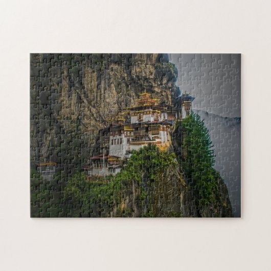 Tiger's nest klooster jigzaag puzzel (Horizontaal)