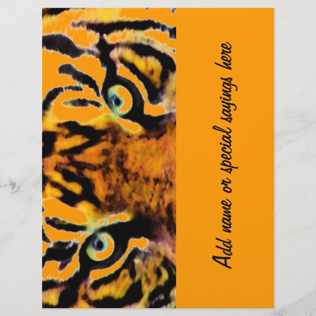 TIGER'S OGEN. (Voorkant)