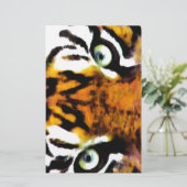 TIGER'S OGEN. BRIEFPAPIER (Staand voorkant)