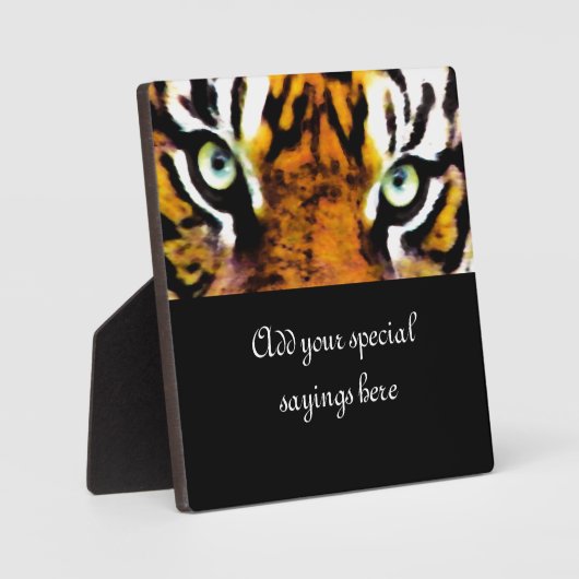 TIGER'S OGEN. FOTOPLAAT (Voorkant)