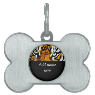 TIGER'S OGEN. HUISDIEREN NAAMPLAATJE